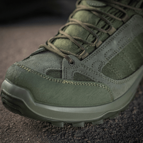 Tactical Sneakers Demi-Season – Let og komfortabel, grønne sko til trekking og outdoor med slidstærkt design og gummiforstærket tå.