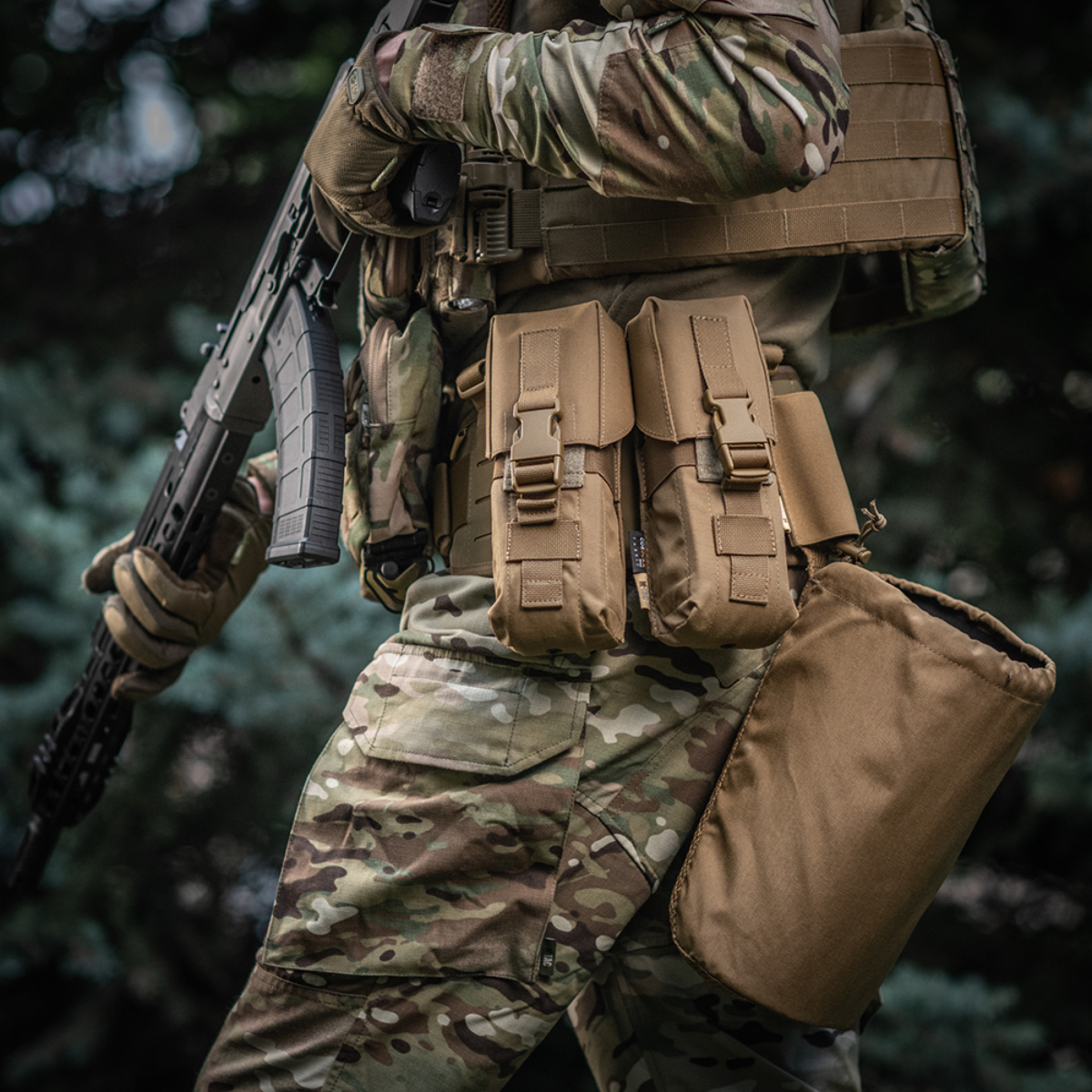 M-Tac Dubbelt Magasinväska med Fastex Stängning