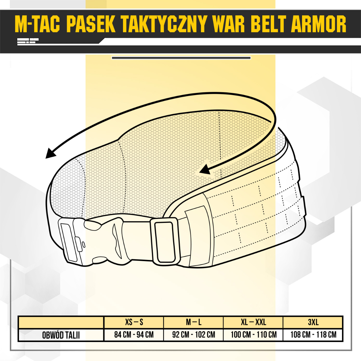M-Tac krigsbälte ARMOR