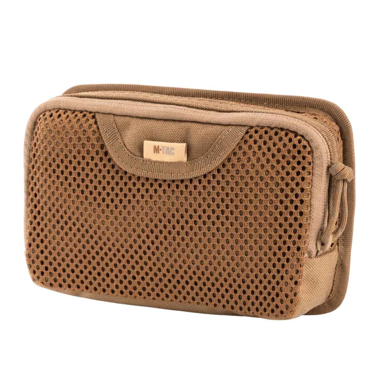 M-Tac Hook & Loop Utility Panel - Modulært netpanel med lynlåslomme til organisering i tasker og rygsække, 19 x 13 cm.