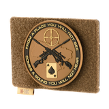 M-Tac taktisk moralpatch displaybräda krok och ögla Molle 120x85