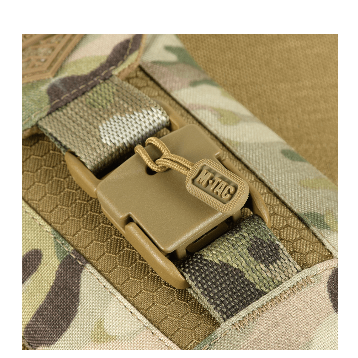 M-Tac Smartphone Lomme Elite Large Hex med WJ magnetisk spænde og slidstærkt CORDURA HEX materiale, camouflage design.