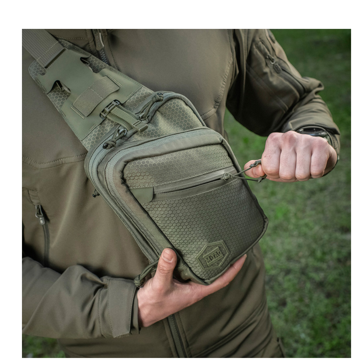 M-Tac Sling Pistoltaske Elite Hex