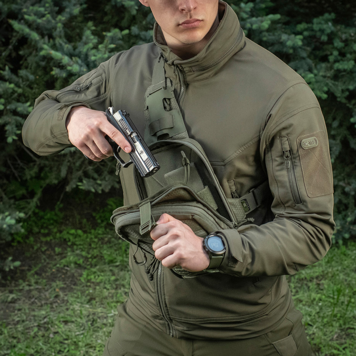 M-Tac Sling Pistoltaske Elite Hex