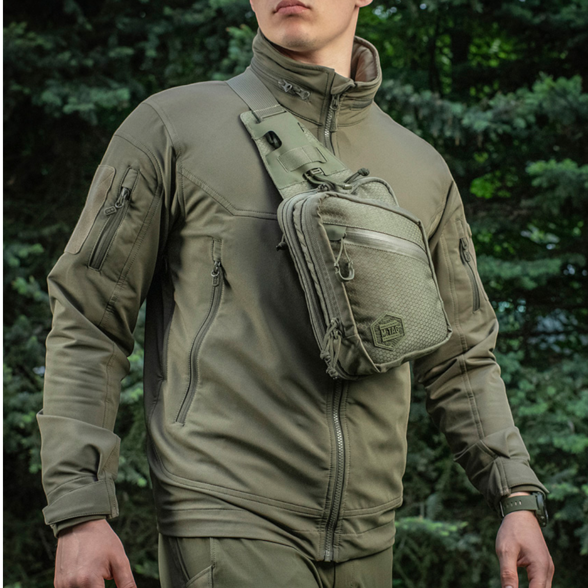 M-Tac Sling Pistoltaske Elite Hex