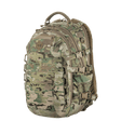 M-Tac Mission Pack Elite rygsæk i camouflagemønster med ergonomisk design og MOLLE LASER CUT-system til øget volumen.