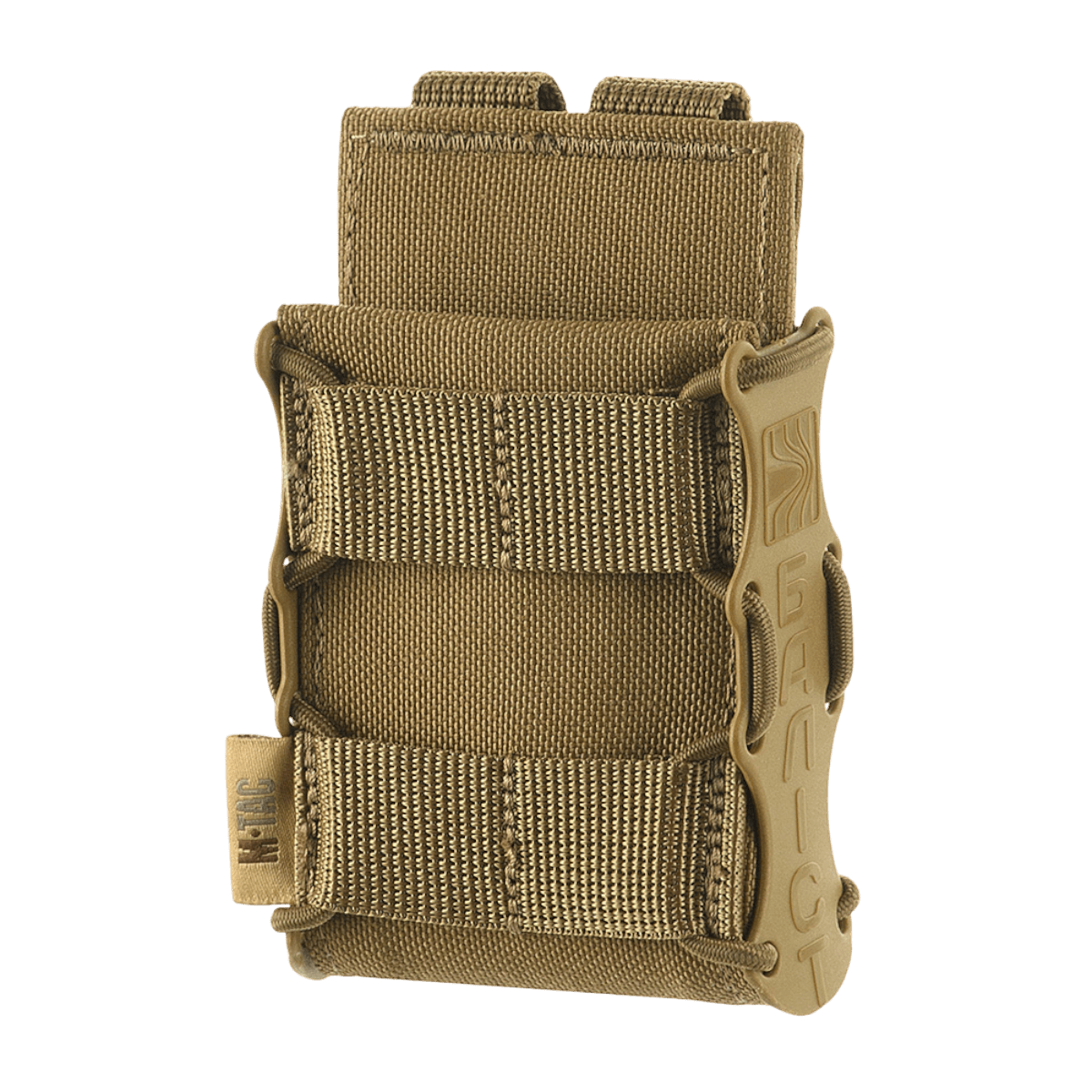M-Tac Mag Lomme Kolchan til AK/AR Mini i robust Cordura 1000D med MOLLE-system, designet til sikker magasinopbevaring.