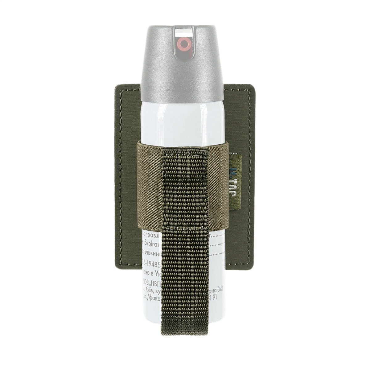 M‑Tac Modulær Indsats til Pepperspray monteret med elastik og strop, let og kompakt til organisering af EDC med Velcro-panel.