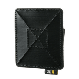 M‑Tac Indlæg til Rygsæk (3 stk) til våbenkasser, justerbar for optimal fiksering, set fra toppen, sort design med Velcro-fastgørelse.