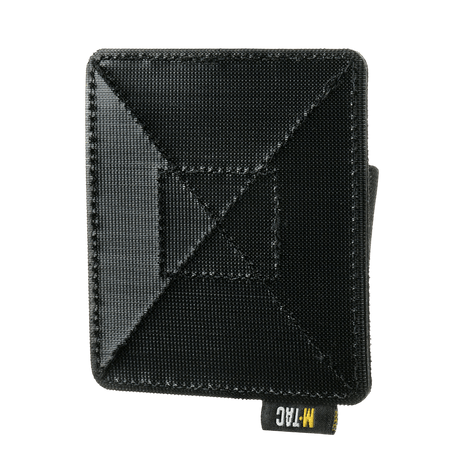 M‑Tac Indlæg til Rygsæk (3 stk) til våbenkasser, justerbar for optimal fiksering, set fra toppen, sort design med Velcro-fastgørelse.