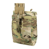 M‑Tac Magasinsæk Dump Pouch Lite Elite i camouflagedesign med quick-pull system, holdbar Cordura 500D materiale, monteres på MOLLE eller bælte.