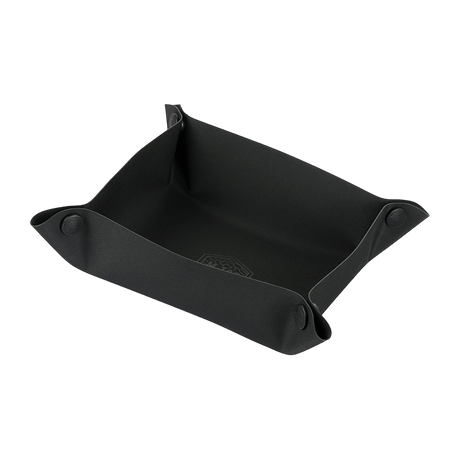 M‑Tac Vedligeholdelsesbakke 24x24 cm i sort polymer, ideel til våbenrengøring og organisering, med foldbare hjørner og M-Tac logo.