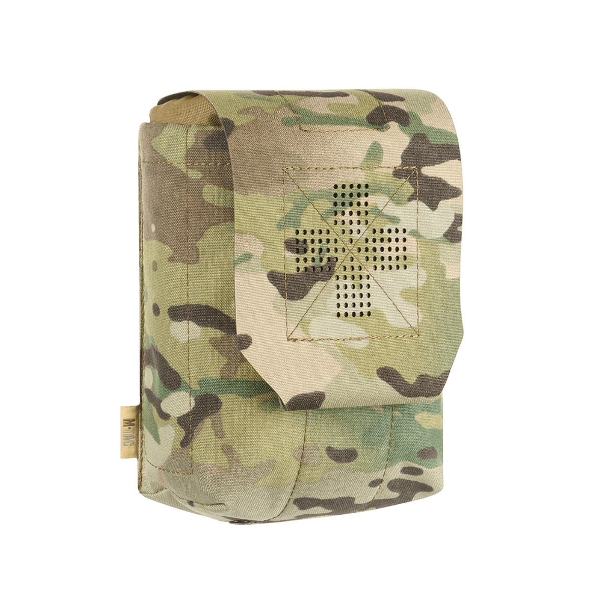 M-Tac Medic Pouch Vertical Large Elite i slidstærkt Cordura 500D materiale med innovativt MOLLE-interface.