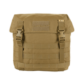 M-Tac Pouch Sukharka Gen.3 XL i Cordura 500D med MOLLE-system, Velcro-panel og Woojin hardware i en sand farve.