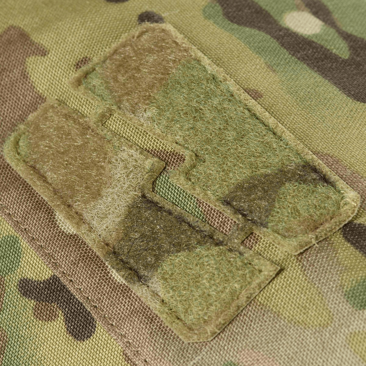 Velcro panel på M-Tac Pouch Sukharka Gen.3 XL, fremstillet i Cordura 500D med camouflage-design, velegnet til feltbrug.