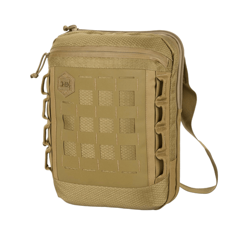 M-Tac Tablet Bag Laser Cut Hex med Cordura materiale og Laser Cut MOLLE tilbehørssystem, ideel til EDC og skjult våbenopbevaring.