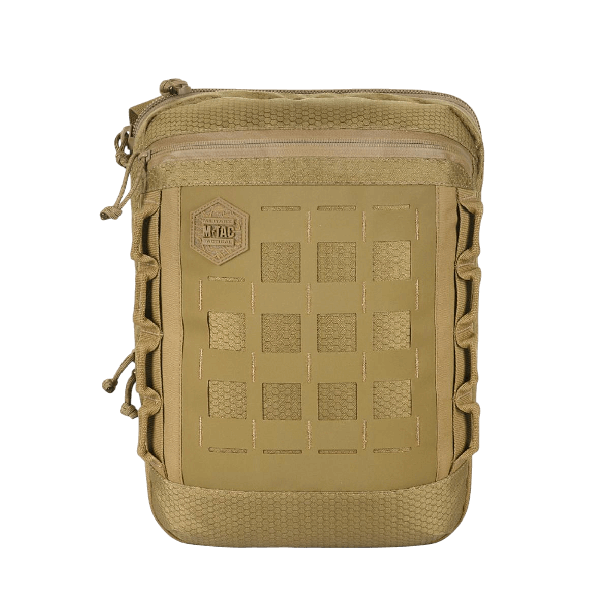M-Tac Tablet Bag Laser Cut Hex i Cordura med MOLLE-system til EDC og skjult våbenopbevaring. Perfekt til tablet og A4-dokumenter.