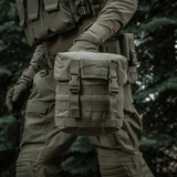 M-Tac Sukharka Gen.3 Pouch i militær brug, robust feltpose i Cordura 500D med MOLLE-interface og fastex-lukning.