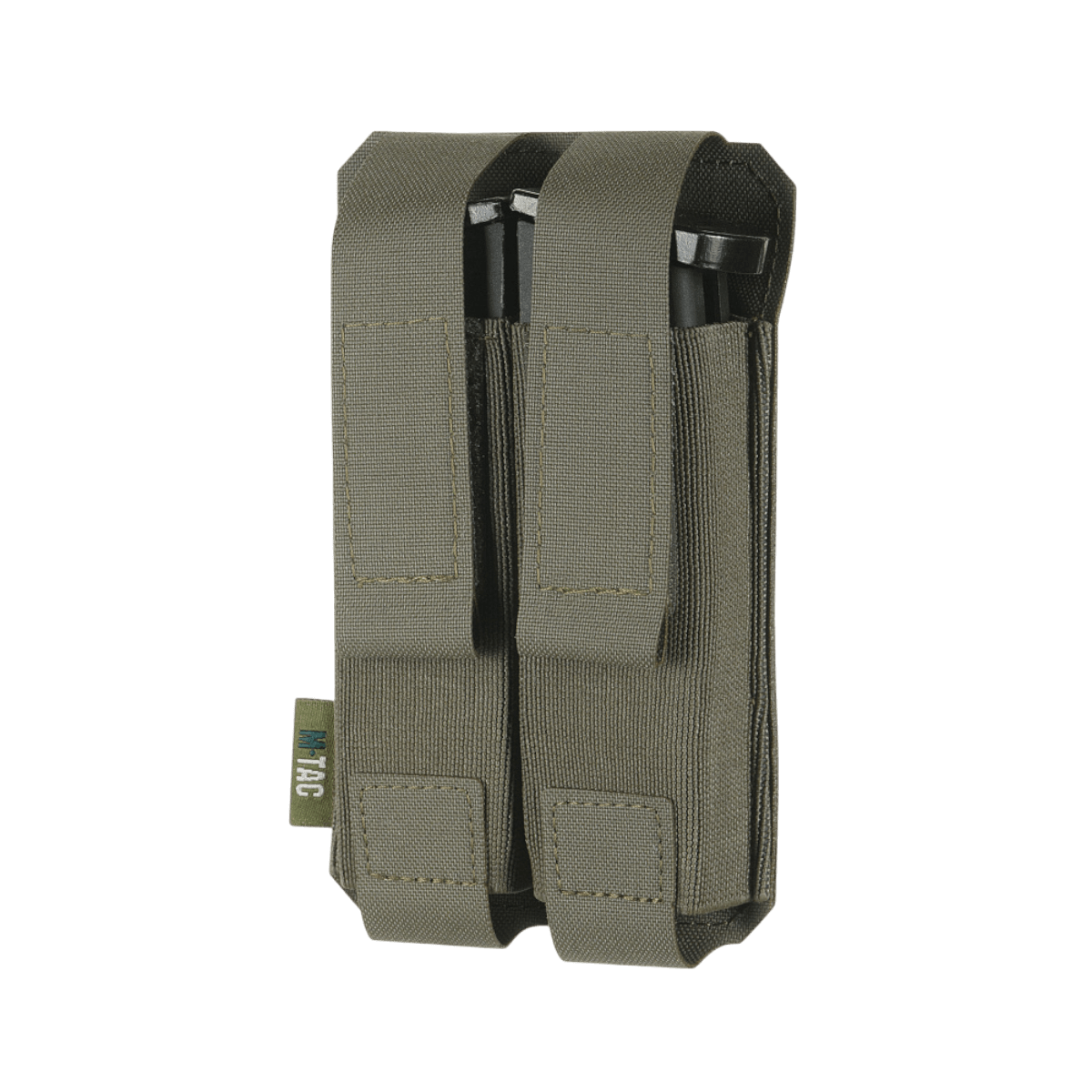 M-Tac Dobbeltlomme APS Laser Cut Gen. II i taktisk design til pålidelig fiksering af to magasiner, fremstillet af Cordura Squadron-materiale