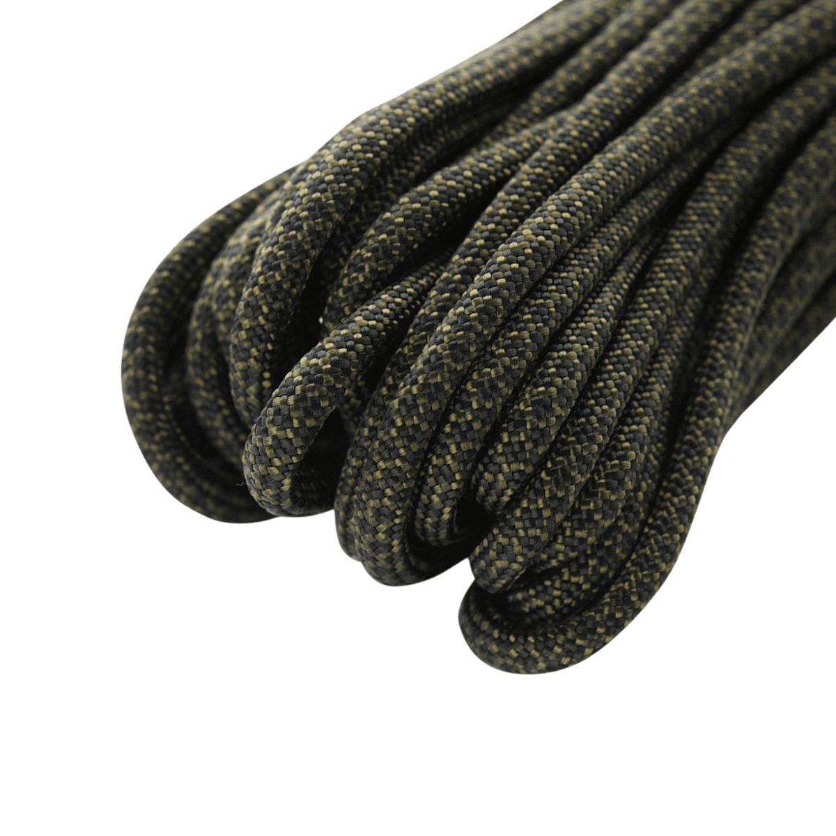 M‑Tac Paracord 550 Type III 15 m nylonkordel i olivengrøn, ideel til friluft og nødbrug, længde 15 m, brudstyrke 240 kg, diameter 4 mm.