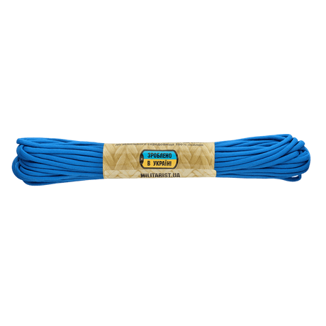M‑Tac Paracord 550 Type III 15 m blå nylonkordel til friluft, reparationer og nødbrug
