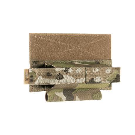 M‑Tac Tourniquet Pouch Elastic Gen.5 i Cordura 500D i camouflage design, sikrer hurtig adgang og sikker opbevaring af CAT tourniquet.