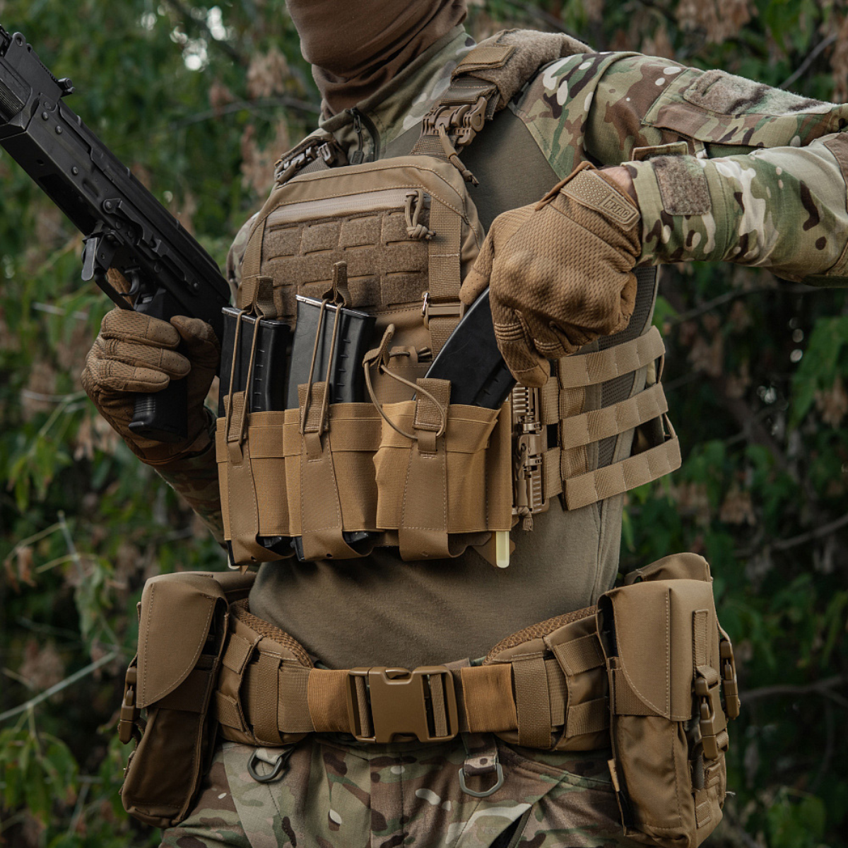 M-Tac Frontpanel til Cuirass QRS Pladebærer Tre Magasiner