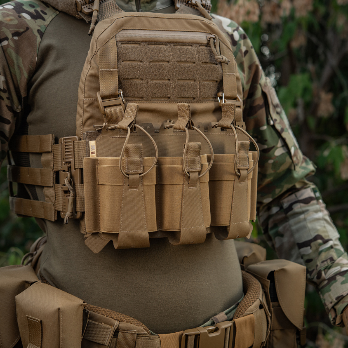M-Tac Frontpanel til Cuirass QRS Pladebærer Tre Magasiner