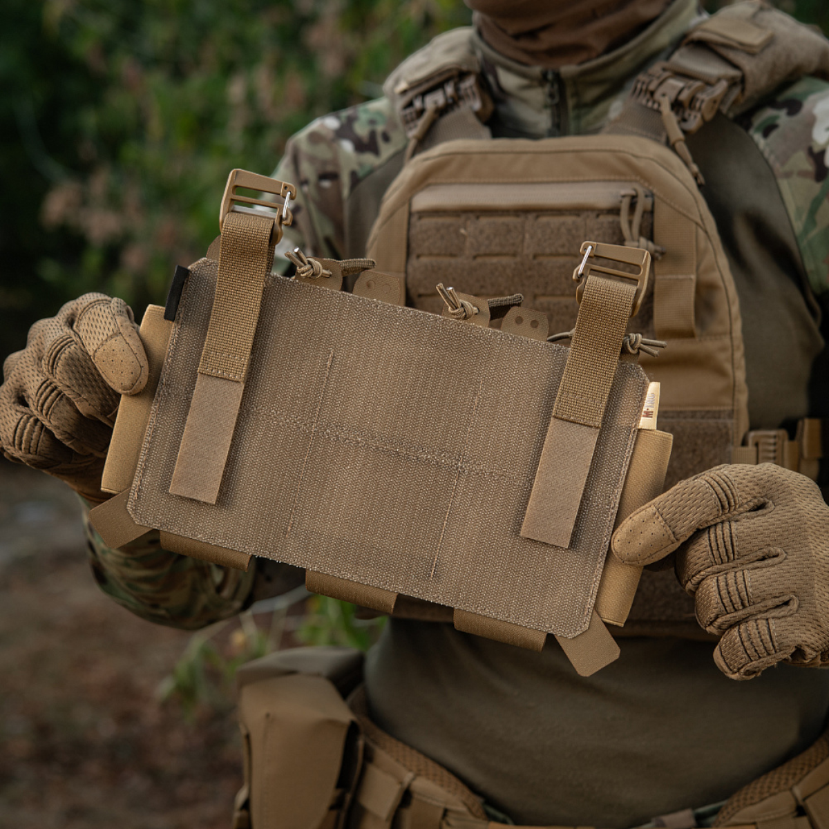 M-Tac Frontpanel til Cuirass QRS Pladebærer Tre Magasiner