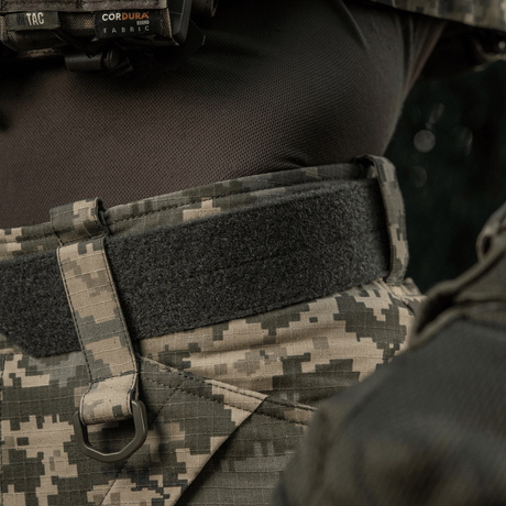 M‑Tac Internal Tiger Bælte i Cordura 500D med velcrofastgørelse, designet til militær og taktisk brug.