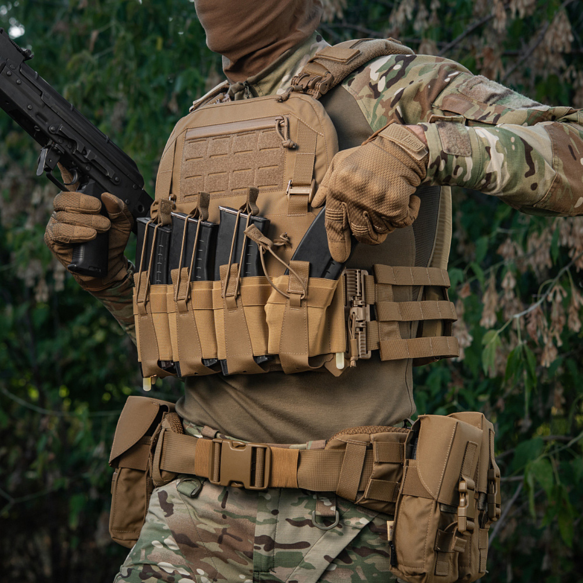 M-Tac Frontpanel til Plate Carrier Cuirass QRS til 4 Magasiner