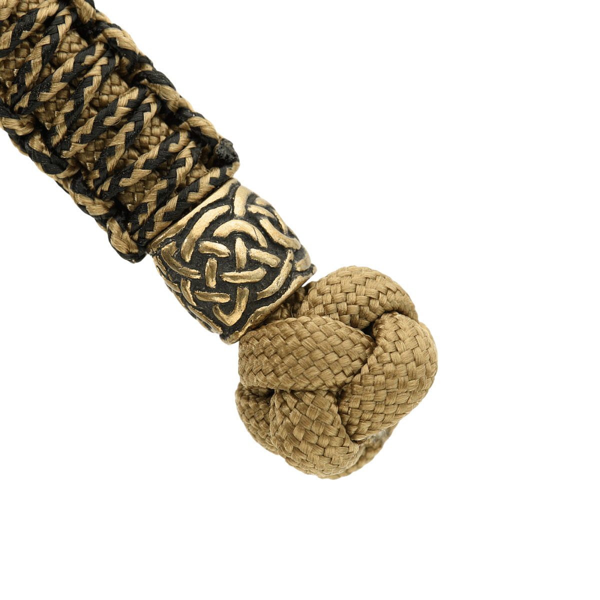 M-Tac Knife Lanyard Scandinavian i flettet paracord design, stilfuldt tilbehør til lommeknive med dekorative detaljer.