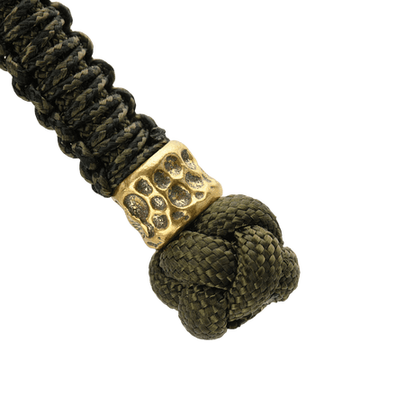 M-Tac Knife Lanyard Scandinavian Granule flettet paracord med gyldent perledetalje til tilføjelse af personlig stil til lommeknive.