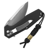 M-Tac Lanyard Scandinavian Small Chinese Knot attached to a folding knife with decorative Nordic bead, enhancing style and utility.