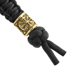 M-Tac Lanyard Scandinavian Small Helmet of Terror med dekorativ skandinavisk perle og flettet paracord, til knive eller lommelygter.