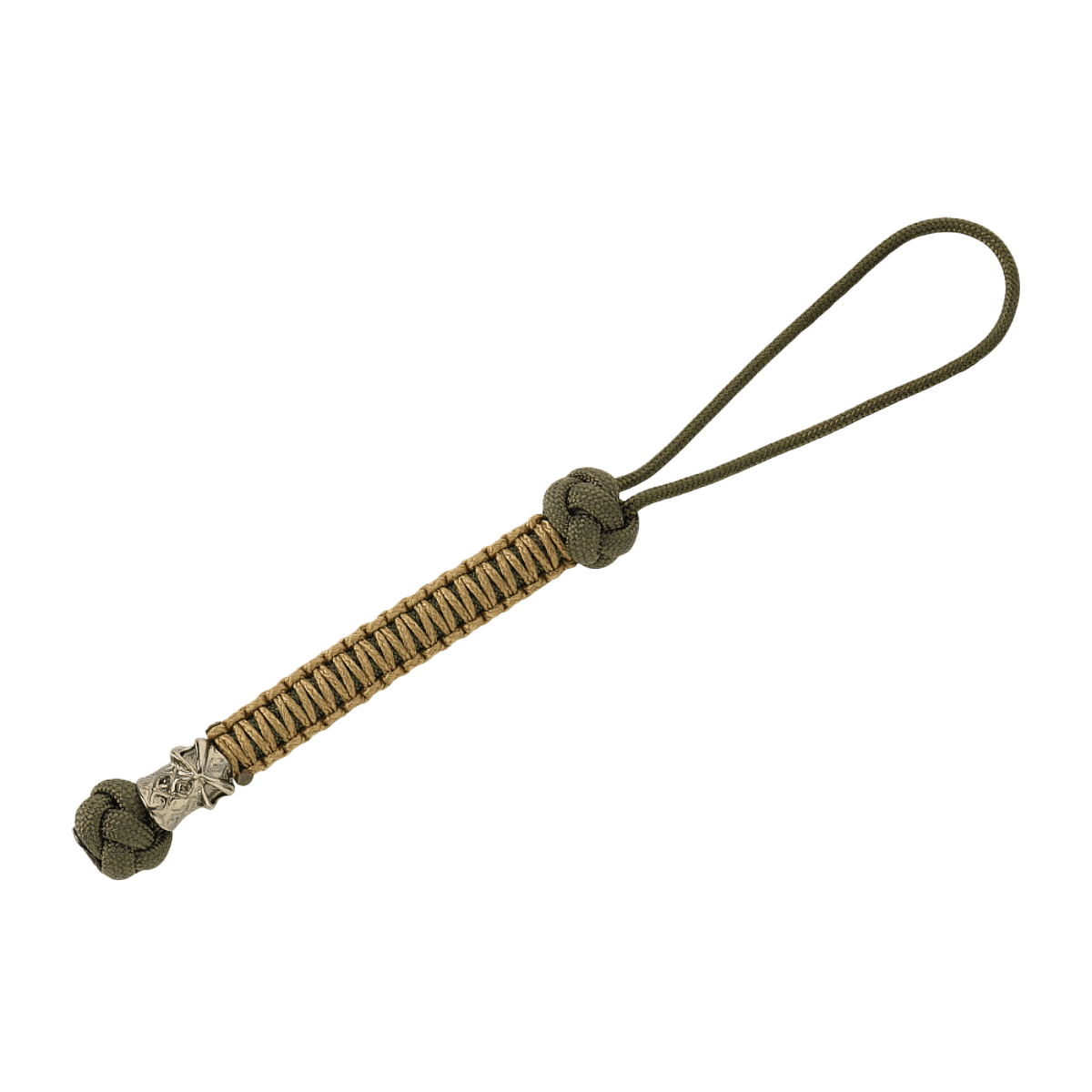 M-Tac Knife Lanyard Ninja af paracord med cupronickel perle, 14,5 cm lanyard til personliggørelse og hurtig adgang til knive.
