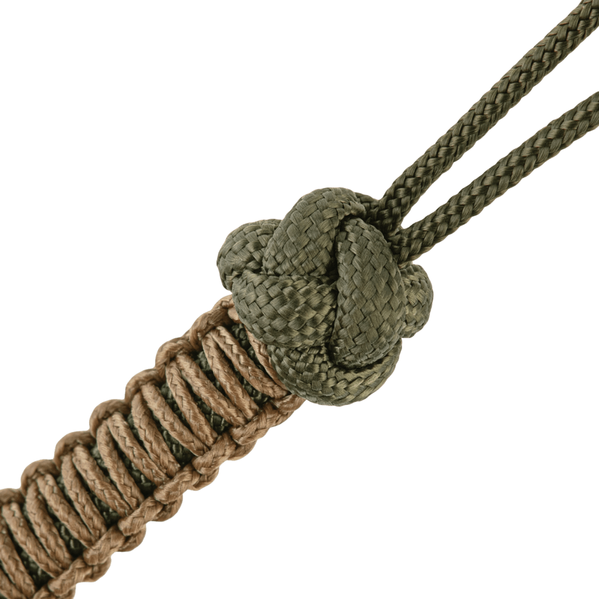 M-Tac Knife Lanyard Celtic i flettet paracord design, perfekt til at personalisere og lette adgangen til knive og udstyr.