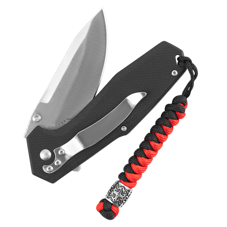 M-Tac Viper Lanyard Scandinavian med kniv og skandinavisk flettet paracord design