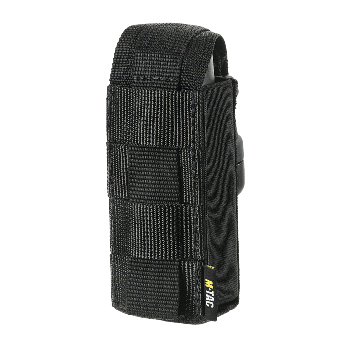 M-Tac Gasdåseholder Vertikal til MOLLE, fremstillet af MIL-SPEC strop med Woojin-lås for sikker montering og justering.