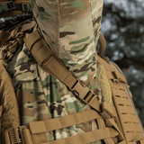 M-Tac Rygsæk Sturm Elite Gen.II i tæt på, viser detaljer i Cordura materiale og MOLLE system