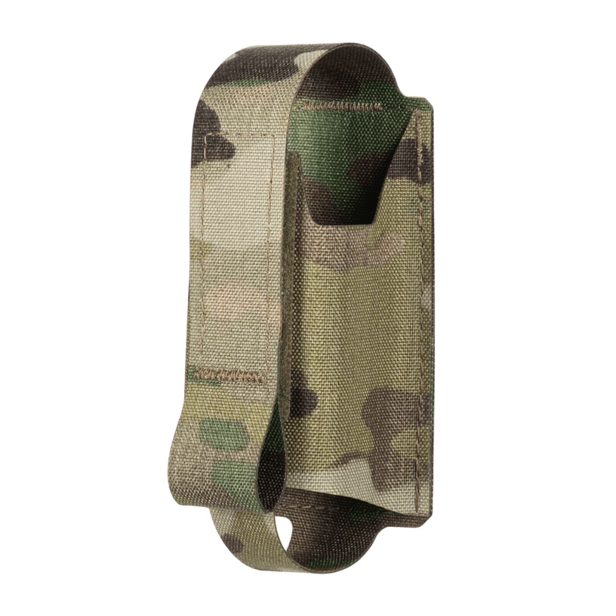 M-Tac Lomme til 1 VOG-type Granat med MOLLE-system og Laser Cut-teknologi, camouflage design, til sikring og transport af granater.