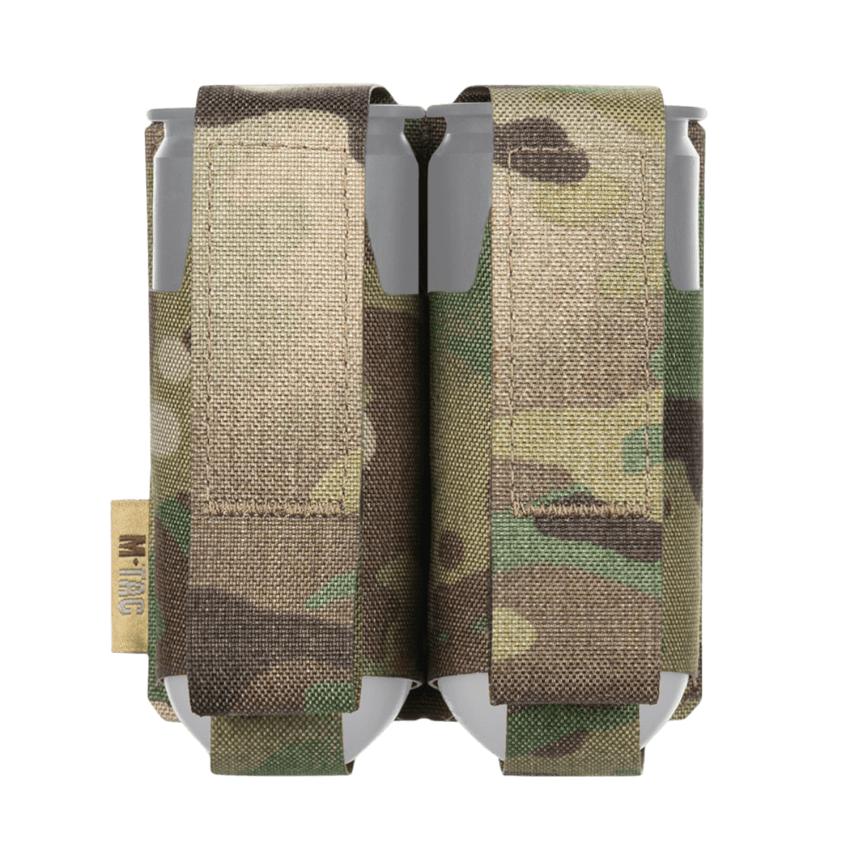 M-Tac Lomme til 2 VOG-type Granater med camouflage mønster, MOLLE system, Laser Cut teknologi, til sikker opbevaring og transport.