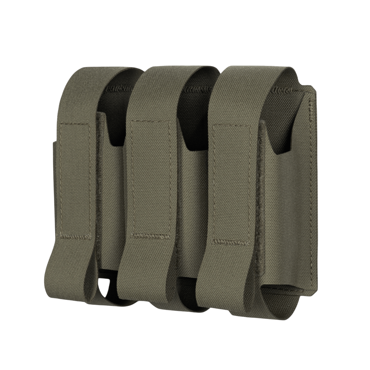 M-Tac Pouch til 3 VOG-Granater i grønt Cordura materiale med MOLLE Laser Cut-system til sikker opbevaring af 40 mm granater.