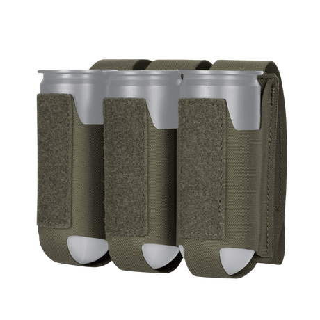 M-Tac Pouch til 3 VOG-Granater med MOLLE Laser Cut design for sikker opbevaring og transport af granater, lavet af Cordura Squadron.