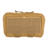 M-Tac Admin Pouch Large Elite i slidstærkt Cordura 500D materiale med velcro-panel til patches, perfekt til taktisk udstyr og opbevaring.