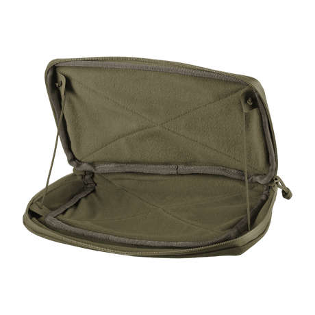 M-Tac Admin Pouch Large Elite i slidstærk Cordura 500D med åbent interiør, til opbevaring af taktisk udstyr og tilbehør.