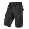 M-Tac Shorts Aggressor Gen.II Flex i sort, letvægts og fleksibelt design med rip-stop og Teflon-belægning til træning og fritid