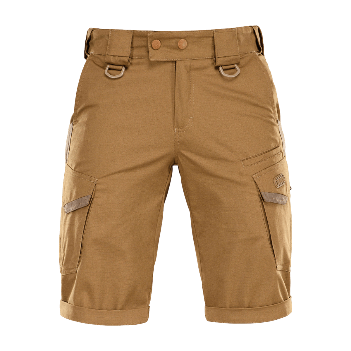 M-Tac Shorts Aggressor Gen.II Flex i letvægts rip-stop materiale med Teflon-belægning, ideelle til træning og fritidsaktiviteter.