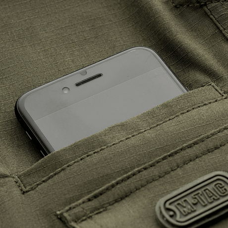 M-Tac Shorts Aggressor Gen.II Flex med praktisk lomme og smartphone-funktionalitet