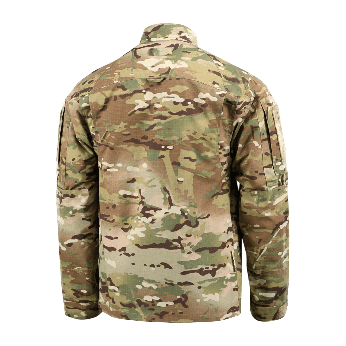 M-Tac Jakke Military Elite NYCO i MultiCam med rip-stop stof, perfekt til militære formål og friluftsliv. Set bagfra med ståkrave.